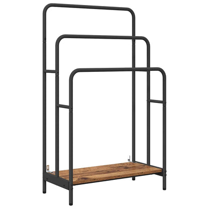 Tøjstativ Gammelt Træ 60 X 30 X 100.5 Cm Konstrueret Træ - Billede 2