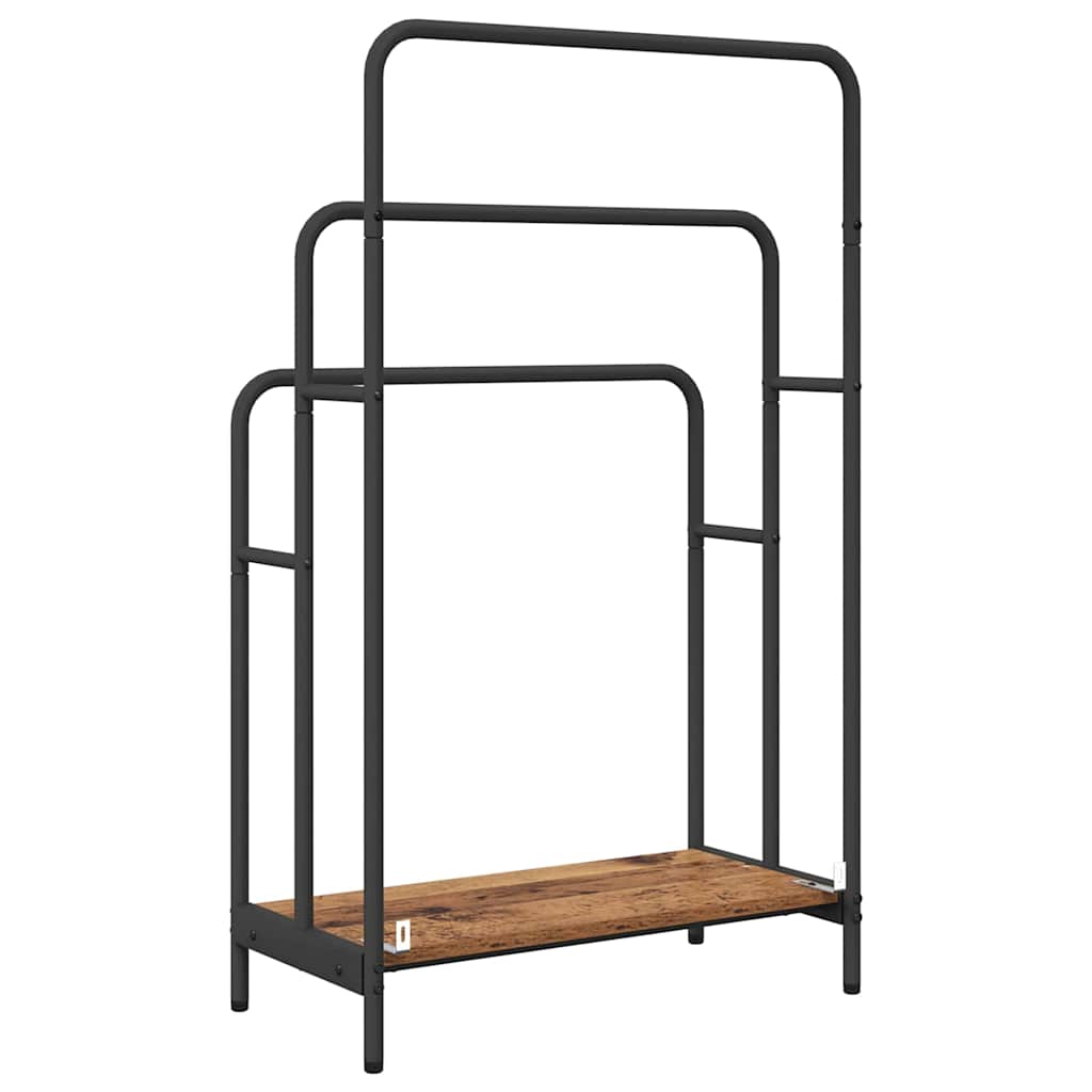 Tøjstativ Gammelt Træ 60 X 30 X 100.5 Cm Konstrueret Træ - Billede 7