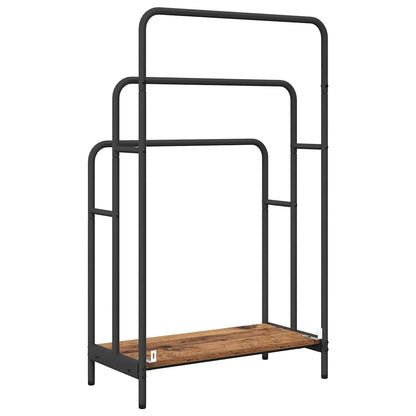 Tøjstativ Gammelt Træ 60 X 30 X 100.5 Cm Konstrueret Træ - Billede 7