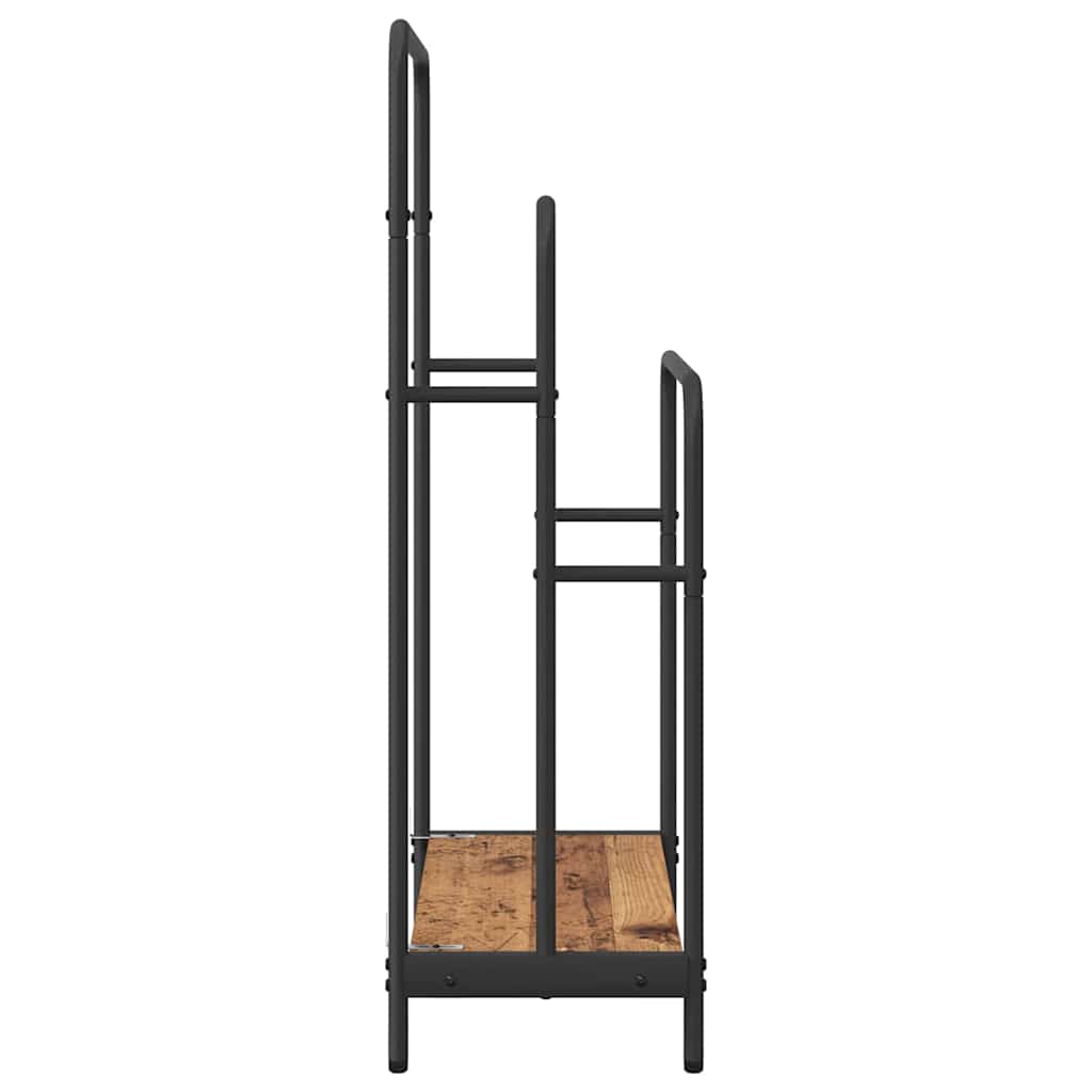 Tøjstativ Gammelt Træ 60 X 30 X 100.5 Cm Konstrueret Træ - Billede 6