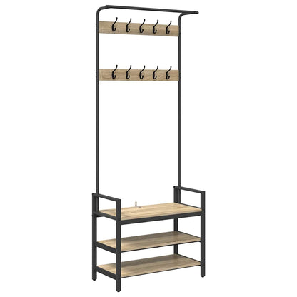 Jakkeholder Andet Sonoma-eg 75 X 34 X 184 Cm Konstrueret Træ - Billede 2