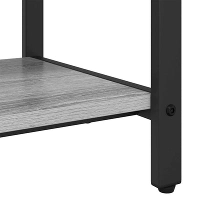 Jakkeholder Grå Sonoma-eg 75 X 34 X 184 Cm Konstrueret Træ - Billede 8