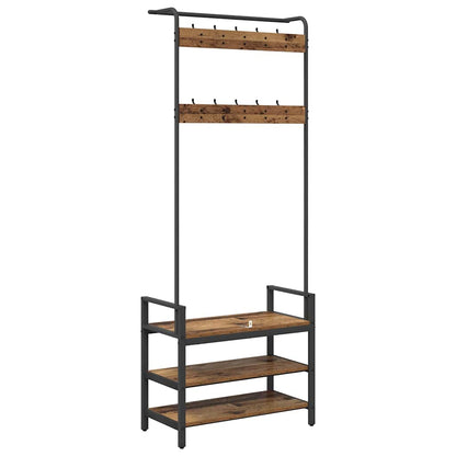 Jakkeholder Andet Gammelt Træ 75 X 34 X 184 Cm Konstrueret Træ - Billede 7