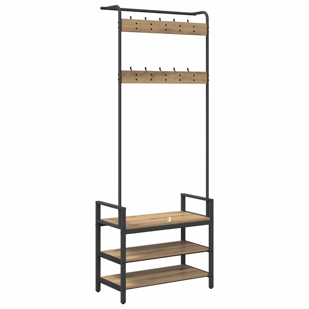 Jakkeholder Andet Artisan Eg 75 X 34 X 184 Cm Konstrueret Træ - Billede 7