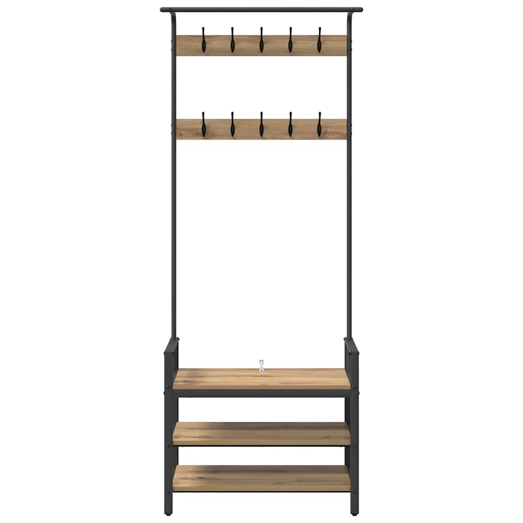Jakkeholder Andet Artisan Eg 75 X 34 X 184 Cm Konstrueret Træ - Billede 5