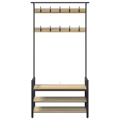 Jakkeholder Andet Sonoma-eg 95 X 34 X 184 Cm Konstrueret Træ - Billede 5