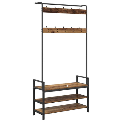 Jakkeholder Andet Gammelt Træ 95 X 34 X 184 Cm Konstrueret Træ - Billede 7