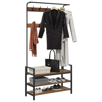 Jakkeholder Andet Gammelt Træ 95 X 34 X 184 Cm Konstrueret Træ - Billede 3