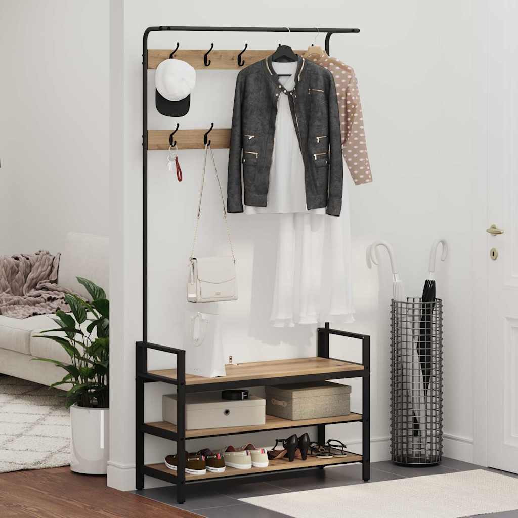 Jakkeholder Andet Artisan Eg 95 X 34 X 184 Cm Konstrueret Træ - Billede 4