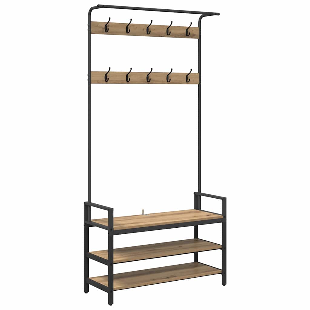Jakkeholder Andet Artisan Eg 95 X 34 X 184 Cm Konstrueret Træ - Billede 2