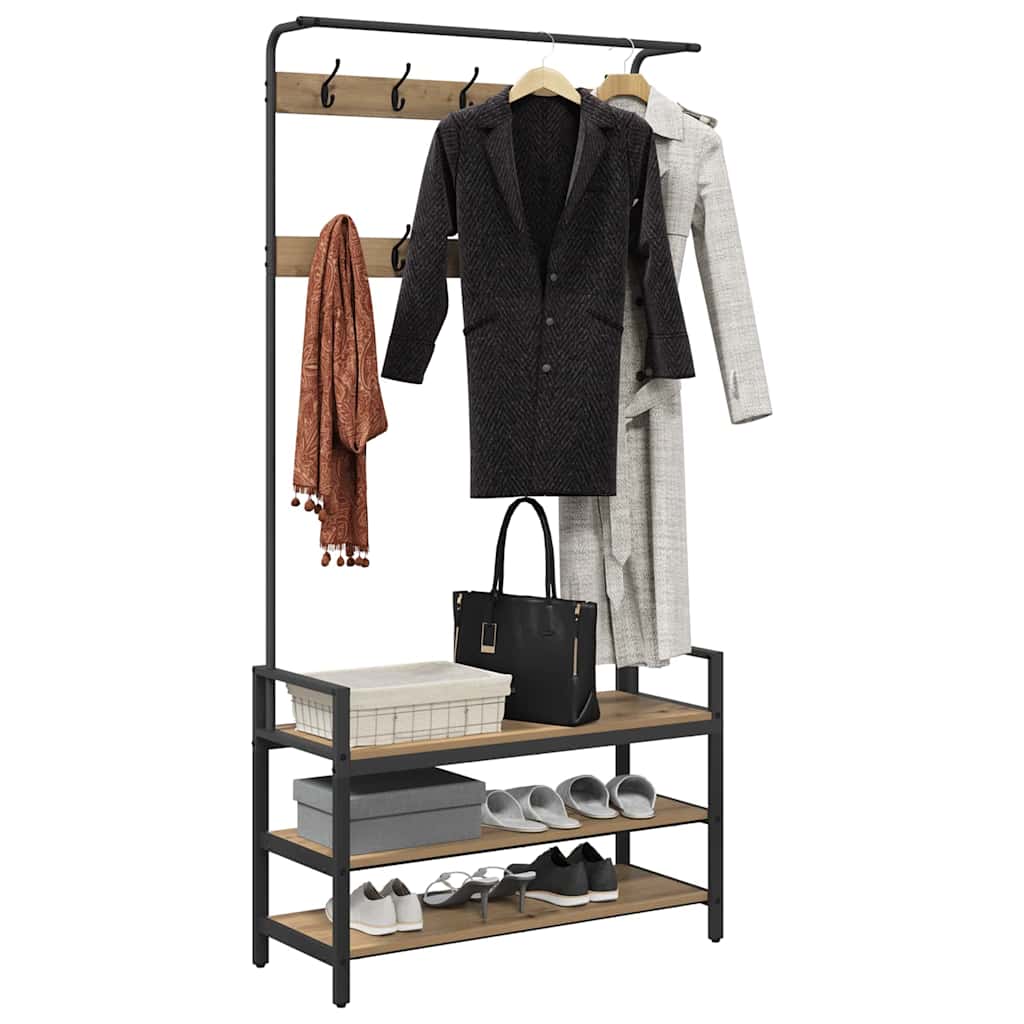 Jakkeholder Andet Artisan Eg 95 X 34 X 184 Cm Konstrueret Træ - Billede 3