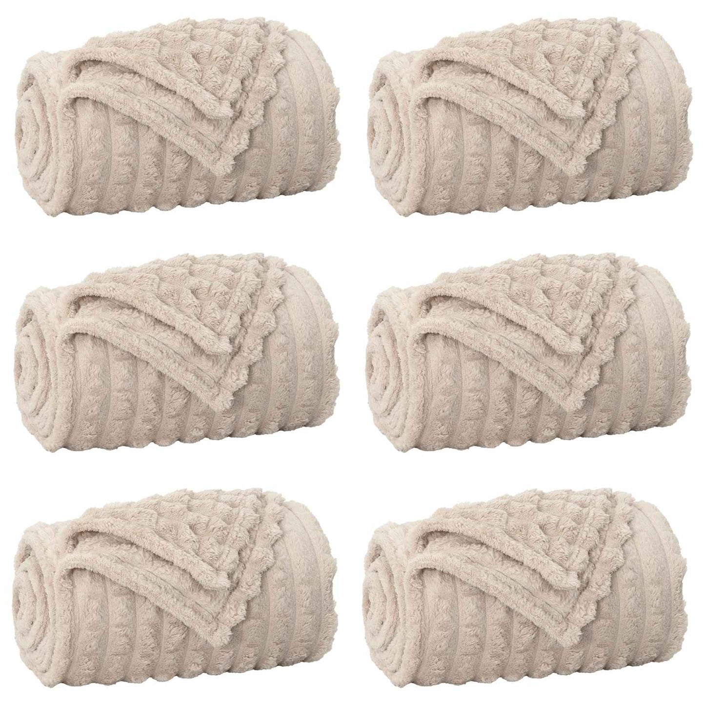 Kastetæpper 200 X 150 Cm Fleece - Billede 2