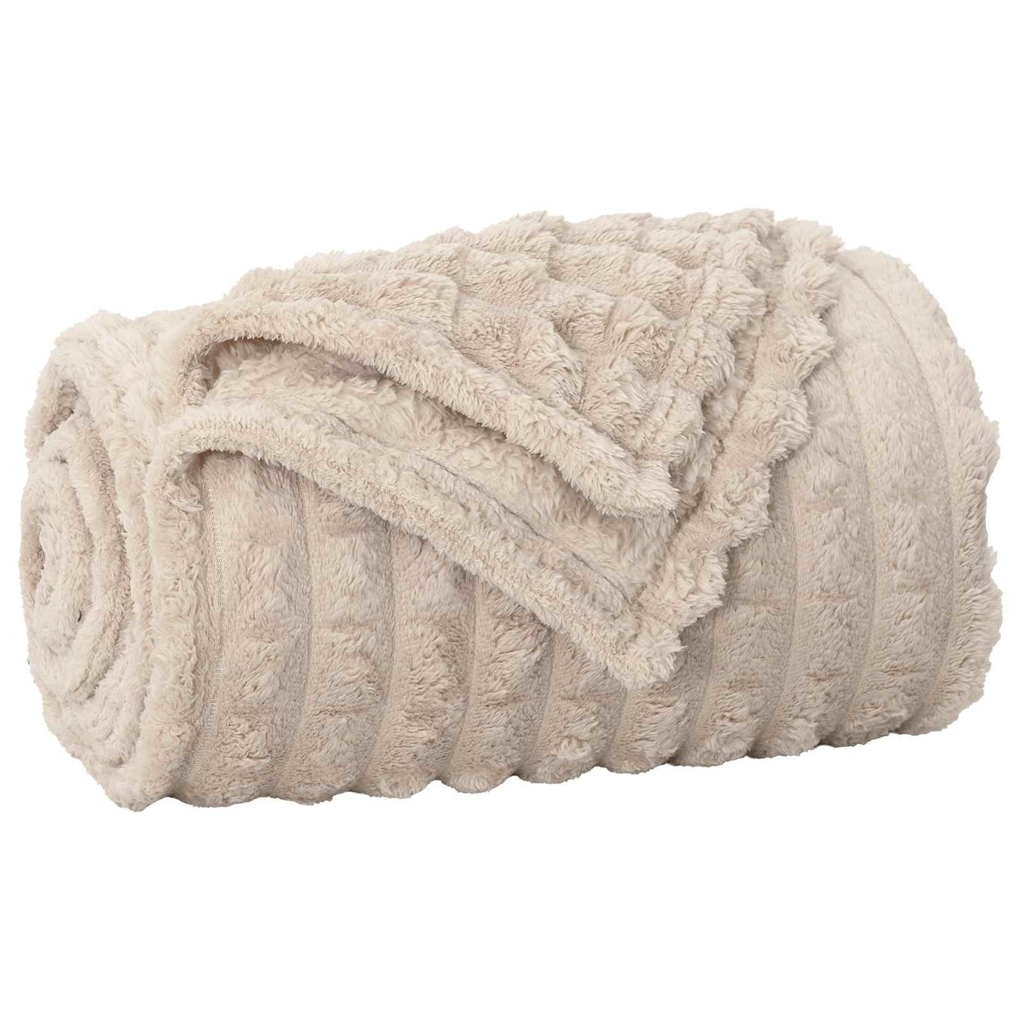 Kastetæpper 200 X 150 Cm Fleece - Billede 4