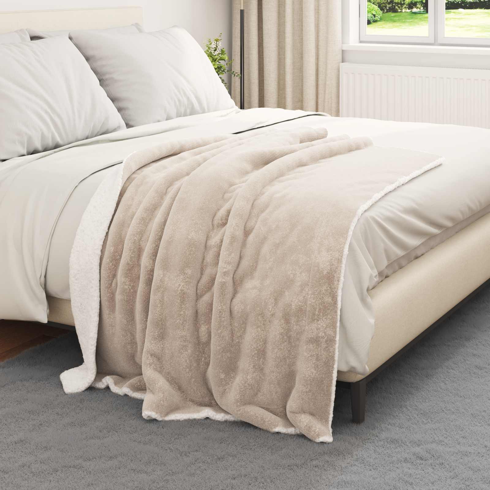 Throw Tæppe Fleece - Billede 3