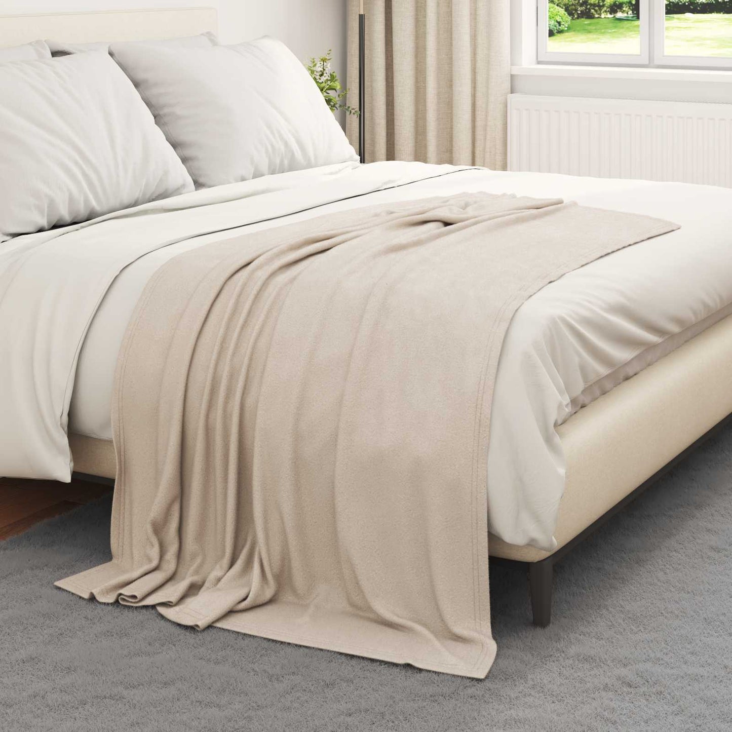 Kastetæpper 170 X 130 Cm Fleece - Billede 3