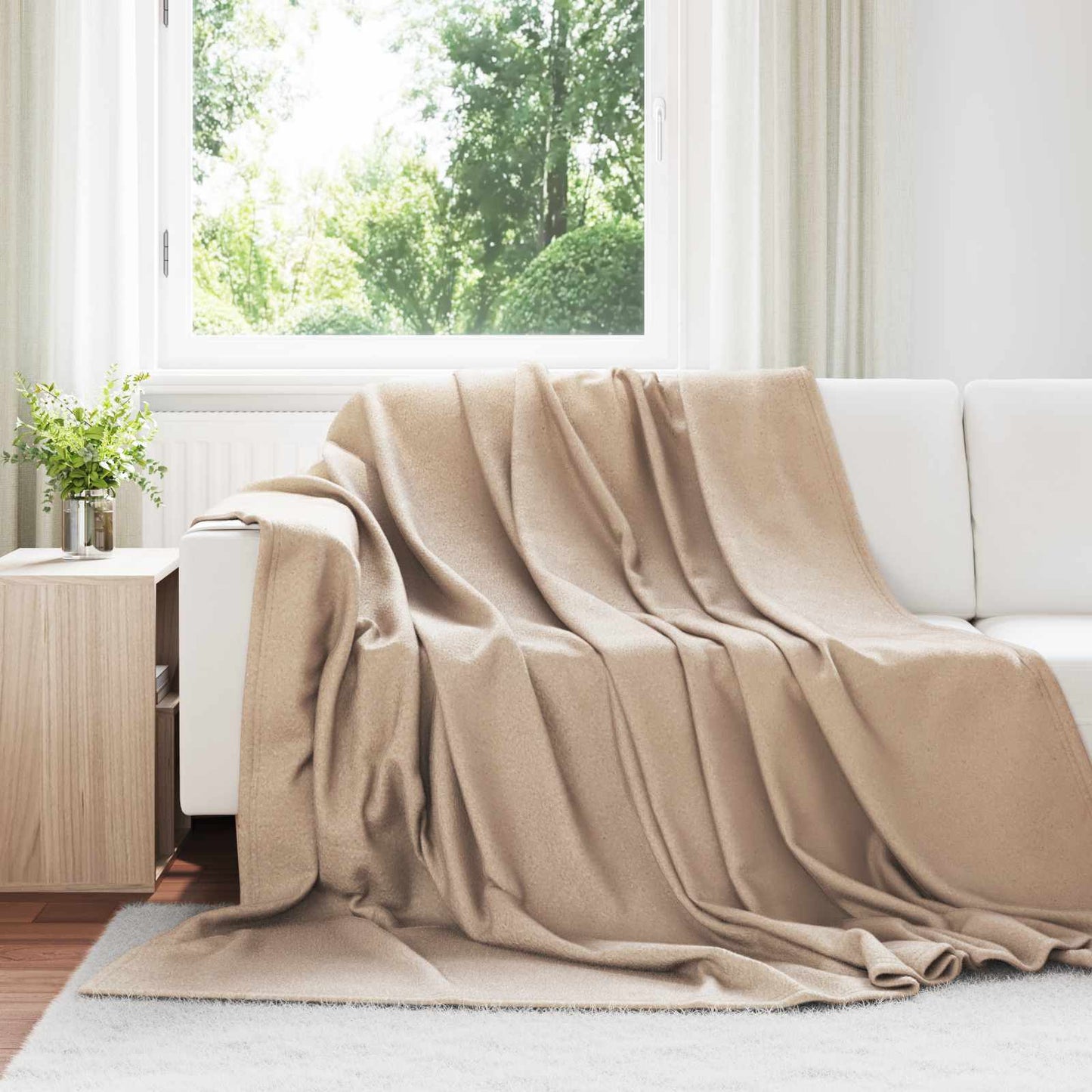 Kastetæpper 170 X 130 Cm Fleece