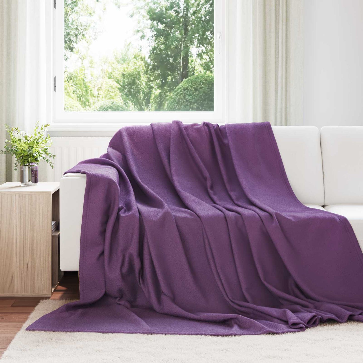 Kastetæpper 170 X 130 Cm Fleece