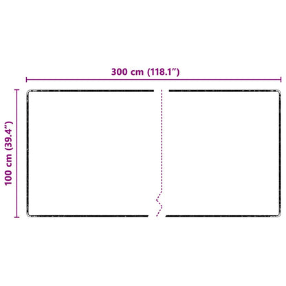 Tæppe Runner 100 X 300 Cm 100% Polypropylen Tuft - Billede 7
