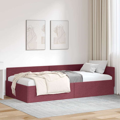 Hjørnesengramme Med Hovedgærde 80 Cm X 200 Cm Stof - Variant 42016030