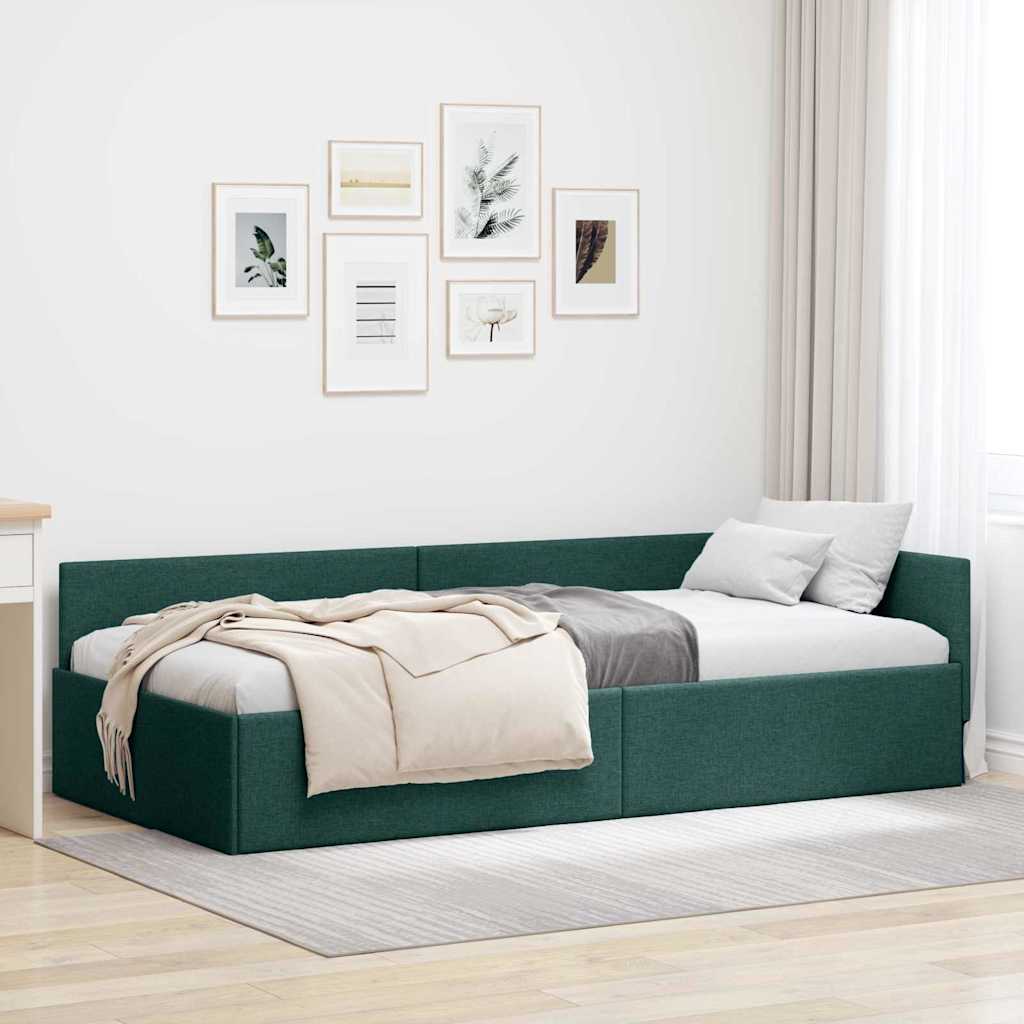 Hjørnesengramme Med Hovedgærde 80 Cm X 200 Cm Stof - Variant 42016039