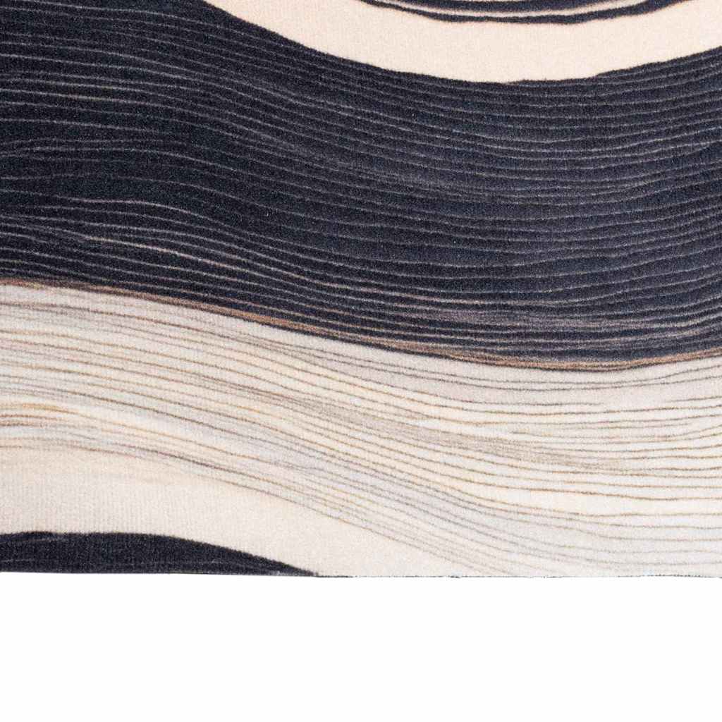 Køkken Måtte Art Deco Sort 300 X 60 Cm Fløjl - Billede 5