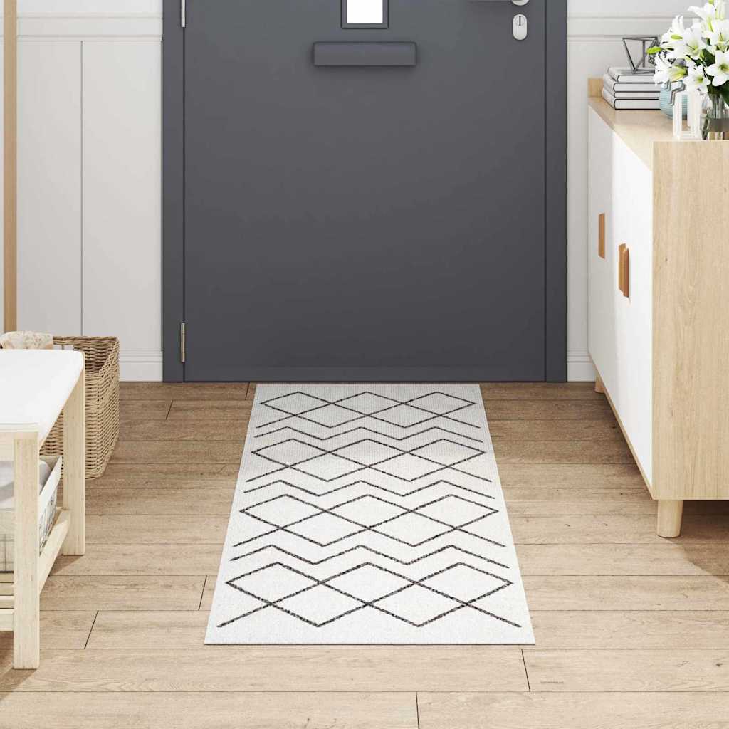 Køkken Måtte Hvid 180 X 60 Cm Fløjl - Billede 3