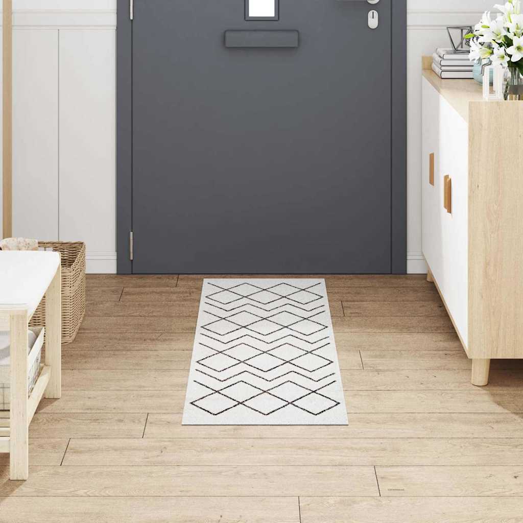 Køkken Måtte Hvid 150 X 45 Cm Fløjl - Billede 3
