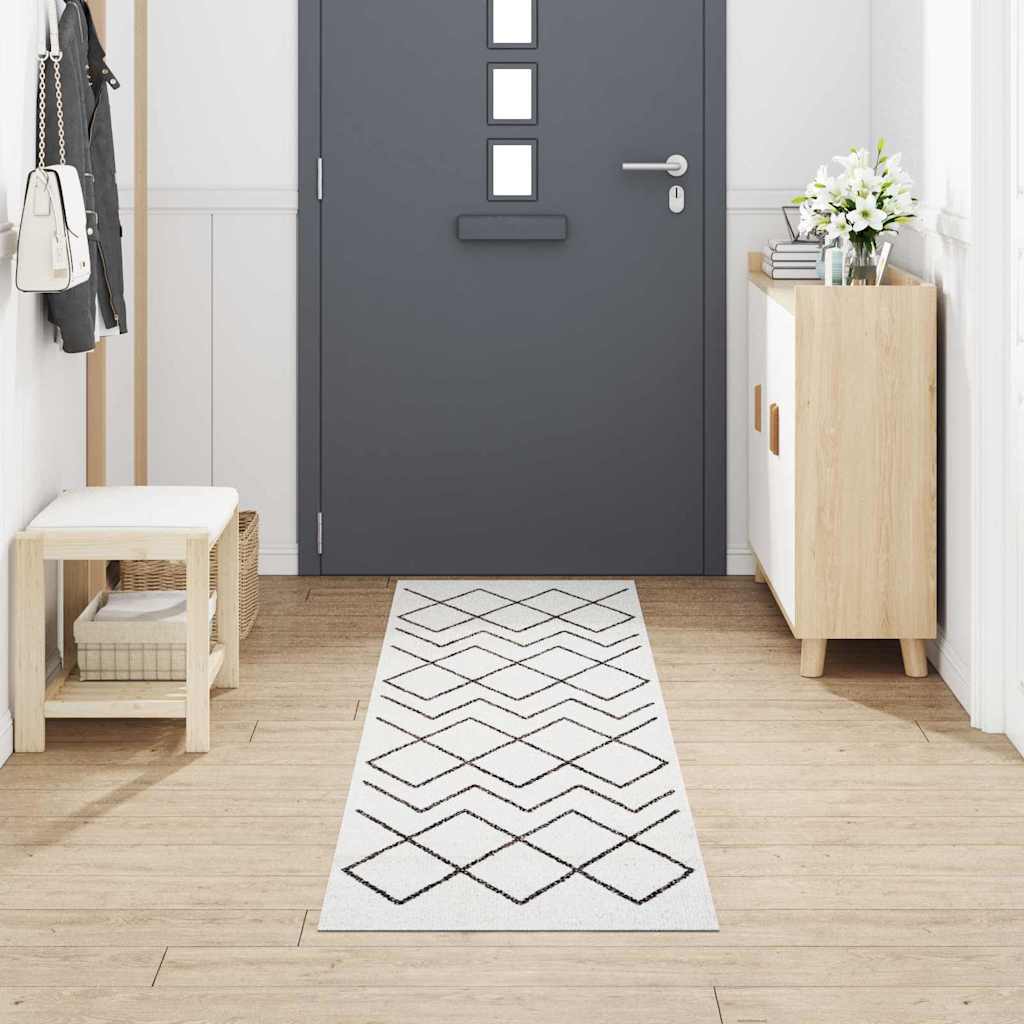 Køkken Måtte Hvid 300 X 60 Cm Fløjl - Billede 3