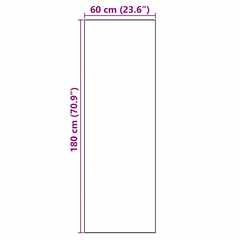 Køkken Måtte Toile Sort 180 X 60 Cm Fløjl - Billede 7