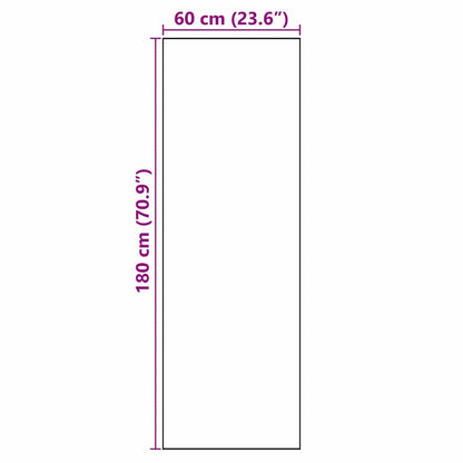 Køkken Måtte Toile Sort 180 X 60 Cm Fløjl - Billede 7