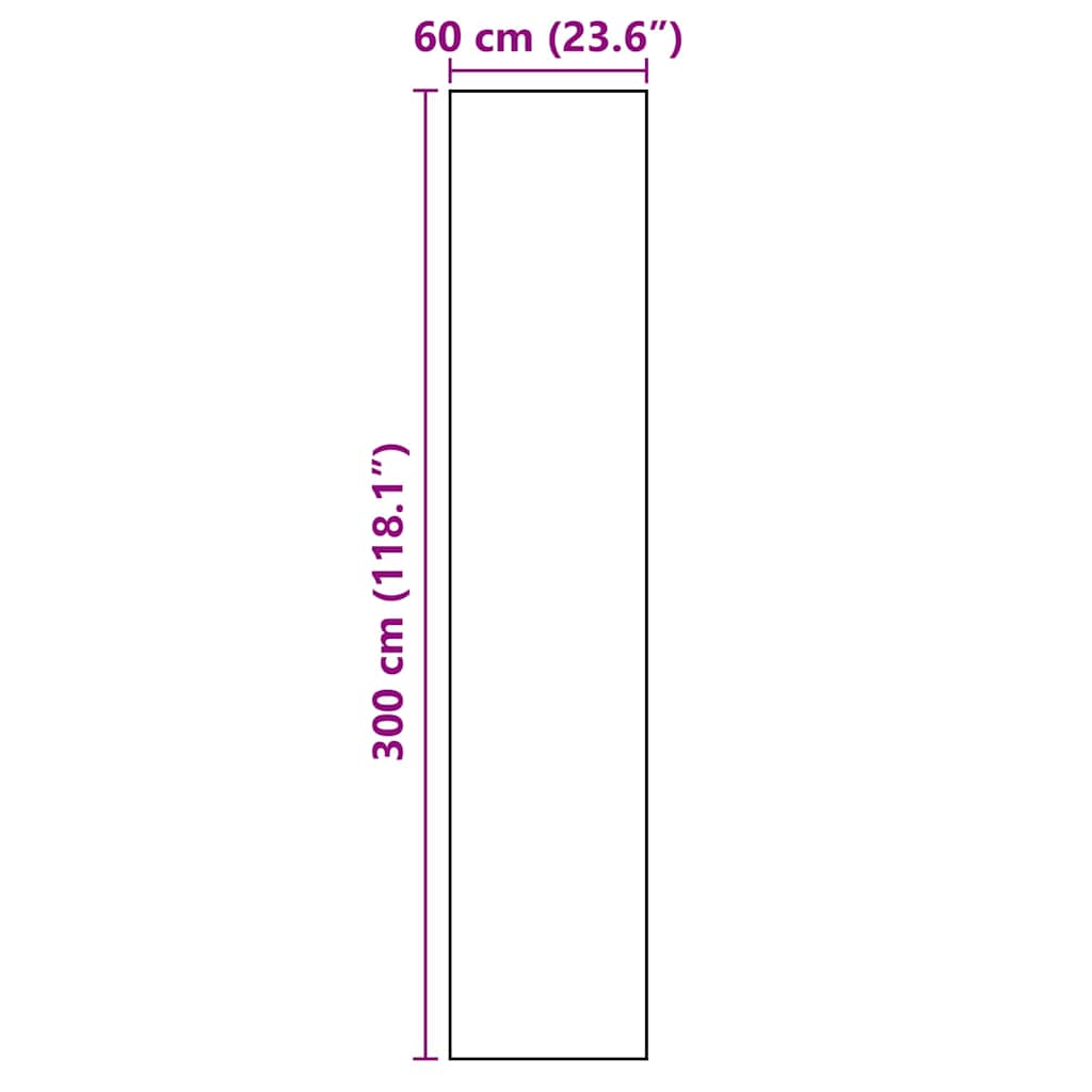 Køkken Måtte Toile Sort 300 X 60 Cm Fløjl - Billede 7