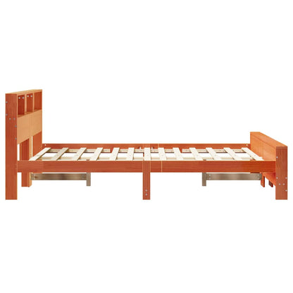 Sengestel Gyldenbrun 140 X 200 Cm Massivt Fyrretræ - Billede 6