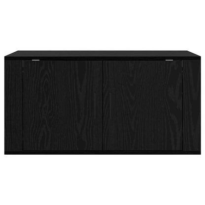 Vægmonteret Tv Skab Eg 80 X 34,5 X 40 Cm Konstrueret Træ - Billede 5