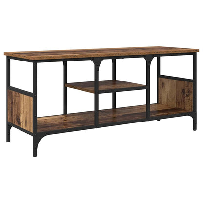 Tv-skab 100 X 35 X 45 Cm Ingeniørt Træ Og Jern - Billede 7