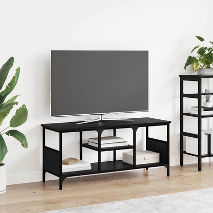 Tv-skab 100 X 35 X 45 Cm Ingeniørt Træ Og Jern - Variant 881306