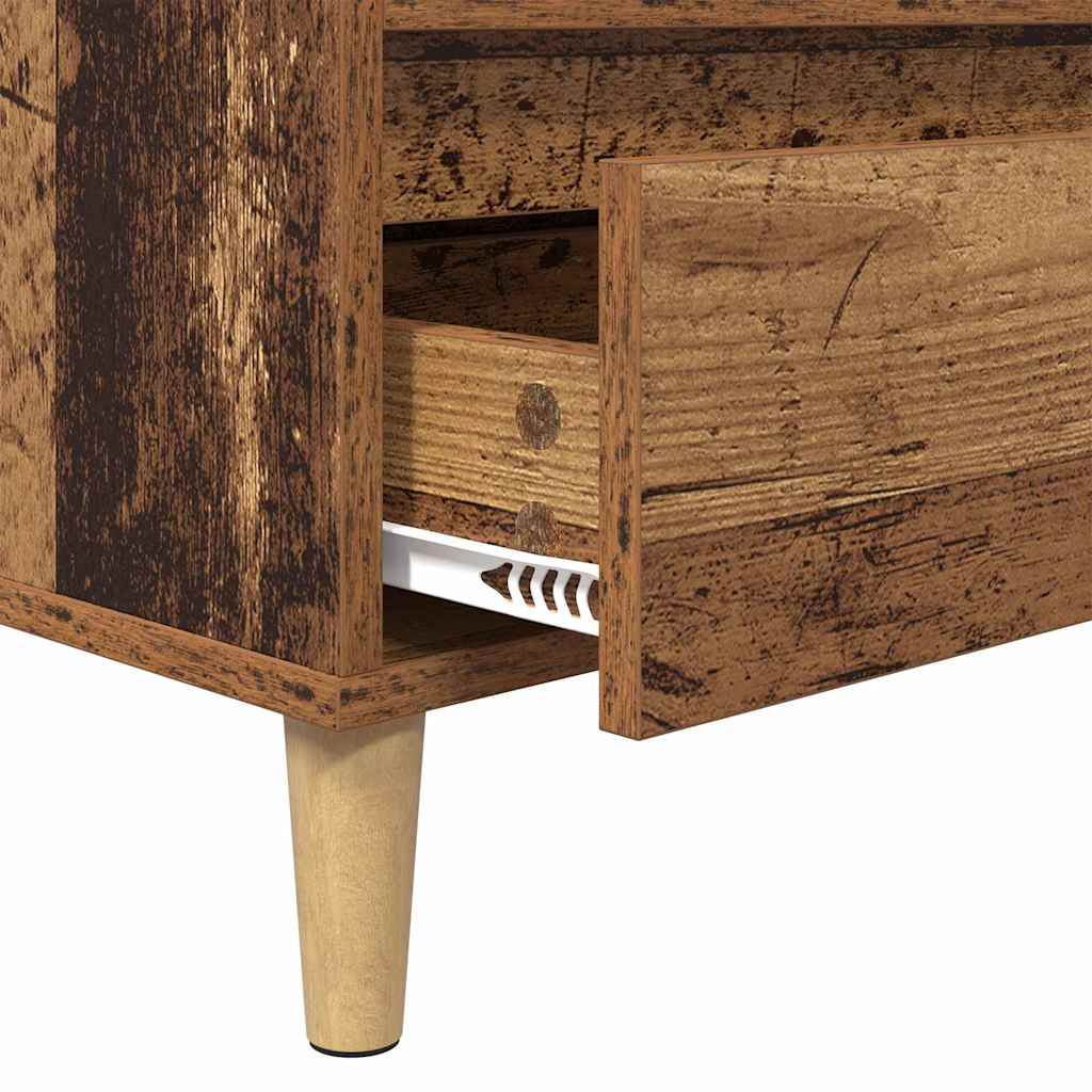 Tv-skab 100 X 34,5 X 44,5 Cm Konstrueret Træ - Billede 9
