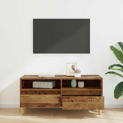 Tv-skab 100 X 34,5 X 44,5 Cm Konstrueret Træ - Billede 4