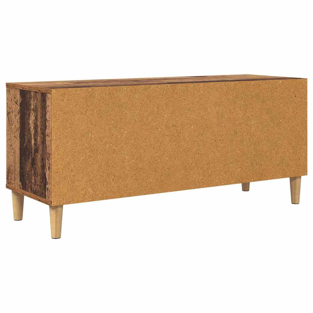 Tv-skab 100 X 34,5 X 44,5 Cm Konstrueret Træ - Billede 8