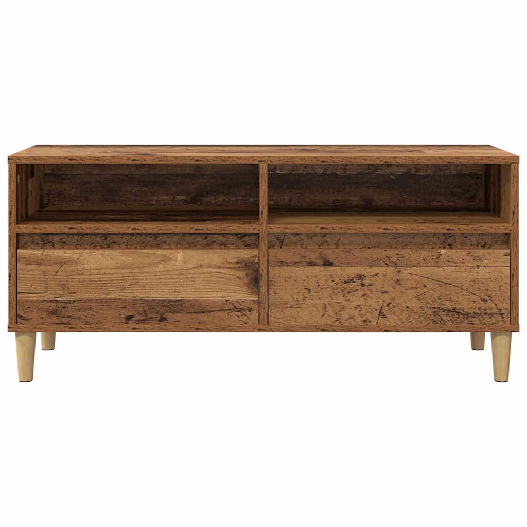 Tv-skab 100 X 34,5 X 44,5 Cm Konstrueret Træ - Billede 6