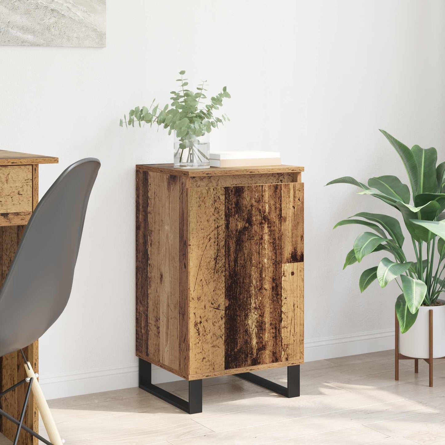 Sideboard 40 X 35 X 70 Cm Konstrueret Træ - Hovedbillede