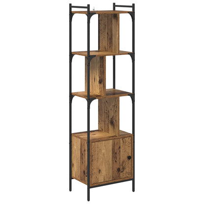 Bogreol 44,5 X 30 X 154,5 Cm Konstrueret Træ - Billede 2
