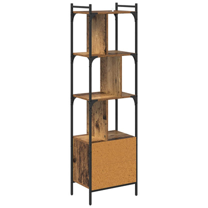 Bogreol 44,5 X 30 X 154,5 Cm Konstrueret Træ - Billede 8