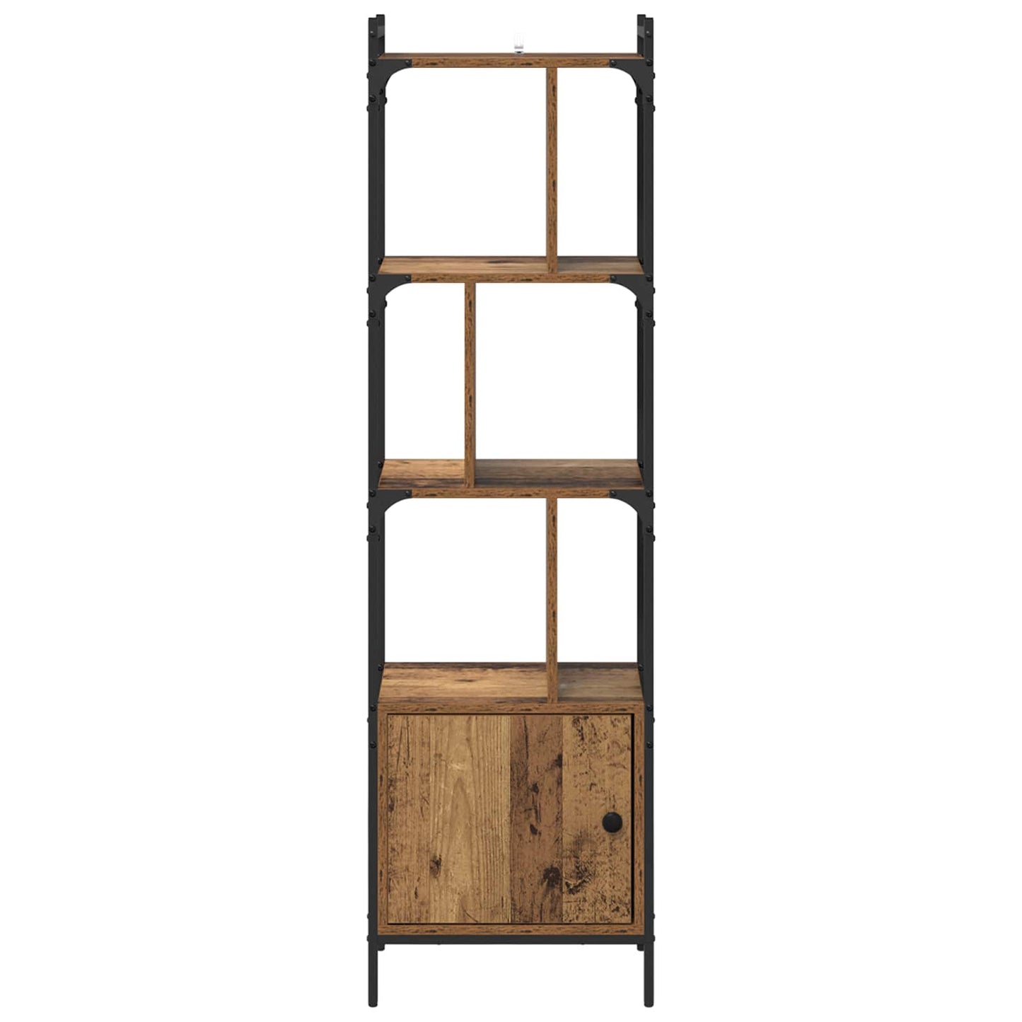 Bogreol 44,5 X 30 X 154,5 Cm Konstrueret Træ - Billede 6