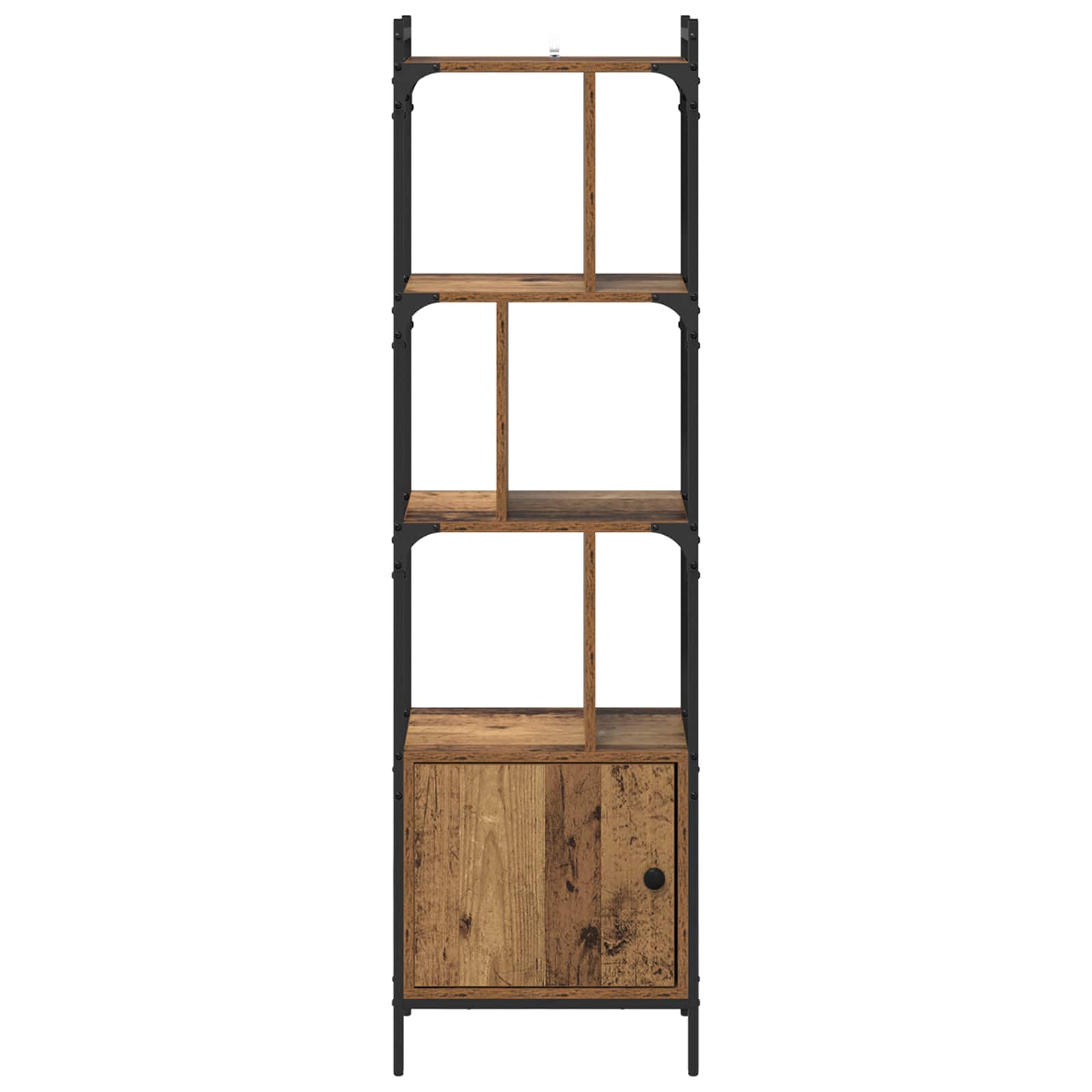 Bogreol 44,5 X 30 X 154,5 Cm Konstrueret Træ - Billede 6