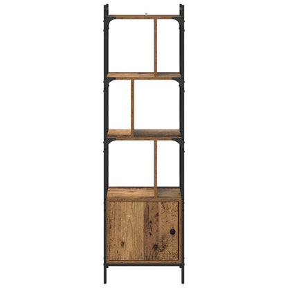 Bogreol 44,5 X 30 X 154,5 Cm Konstrueret Træ - Billede 6