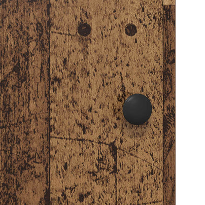 Sideboard 100 X 33 X 75 Cm Konstrueret Træ - Billede 10
