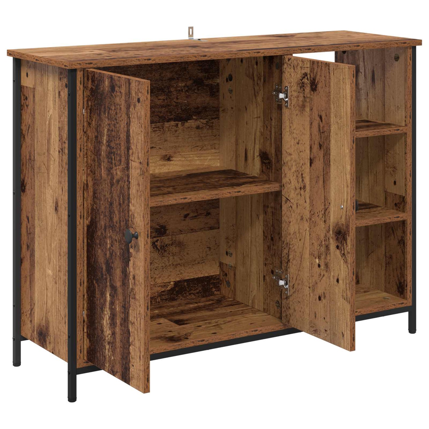 Sideboard 100 X 33 X 75 Cm Konstrueret Træ - Billede 5