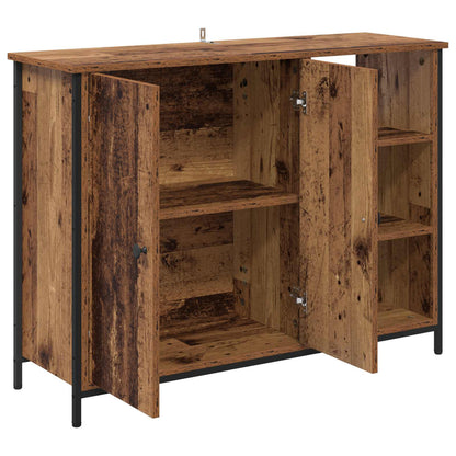 Sideboard 100 X 33 X 75 Cm Konstrueret Træ - Billede 5