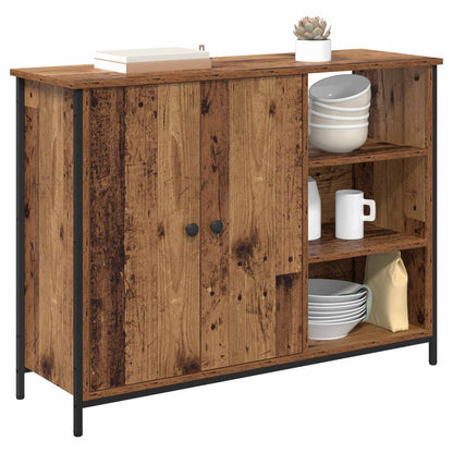 Sideboard 100 X 33 X 75 Cm Konstrueret Træ - Billede 3