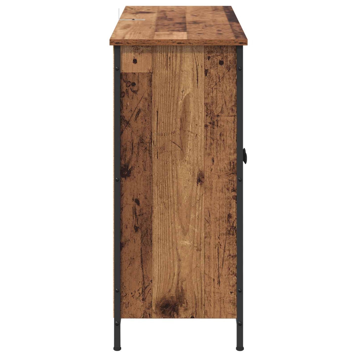Sideboard 100 X 33 X 75 Cm Konstrueret Træ - Billede 7